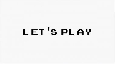 Siyah arkaplan üzerinde hata ekran efektleri olan metni çalalım.