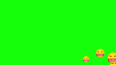 Düğme, aşk, alfa kanallı gülümseme ikonu gibi. Sosyal medya ikonu gibi. Sosyal medya simgesi canlandırması.