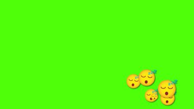 Düğme, aşk, alfa kanallı gülümseme ikonu gibi. Sosyal medya ikonu gibi. Sosyal medya simgesi canlandırması.