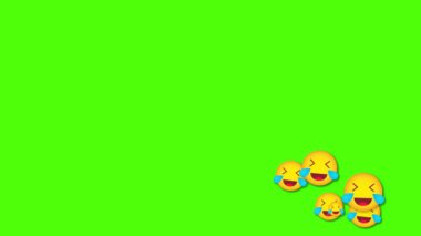 Düğme, aşk, alfa kanallı gülümseme ikonu gibi. Sosyal medya ikonu gibi. Sosyal medya simgesi canlandırması.