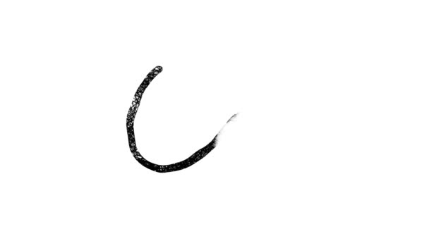 Disegnare a mano freccia puntando a ovale. Arrow Up animazione lavagna grafica 4K Motion — Video Stock