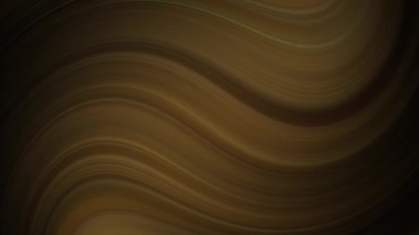 Braune Flüssigkeit Hintergrund Welle flüssige Zusammensetzung — Stockvideo