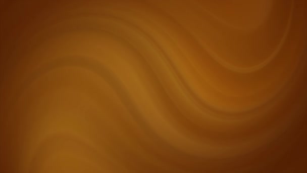 Arancione liquido di fondo onda composizione liquida — Video Stock