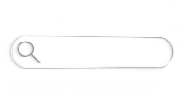 Madrid Arama Çubuğu Tek Satırı Kapat Metin Kutusu Düzeni Web Veritabanı Tarayıcı Motoru Konsepti.