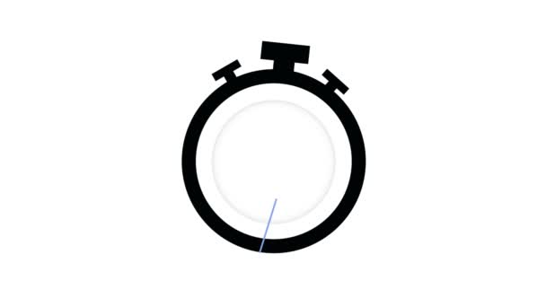 Mancano 10 giorni. Timer conto alla rovescia. Icona dell'orologio. Icona del tempo. Contare tempo di vendita. — Video Stock