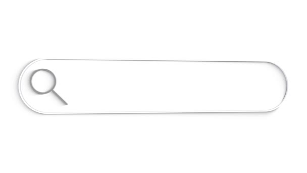Augsburg Search Bar Close Up Single Line Typing Text Box Layout Web Database Browser Engine Concept. — 비디오