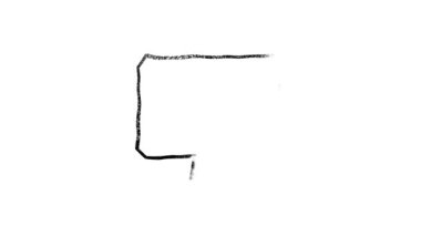 Bulut baloncuğu karalamalarının animasyon olduğunu düşünüyorum. Beyaz arkaplana elle çizilmiş karalama