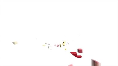 Belçika Haritası Bölge 4k animasyonlu Belçika haritasının giriş geçmişini gösteriyor. Ülkeler teker teker görünüp kayboluyor ve kamera hareketi