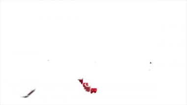 Tayland Haritası 4k Bölgesine Giriş 'i gösteriyor. Tayland haritası giriş arkaplanı. Ülkeler teker teker görünüp kayboluyor.
