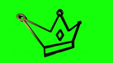 Sosyal medya ikonu tasarımı. Ana hatlı ağ simgesi. Hareket grafikleri.