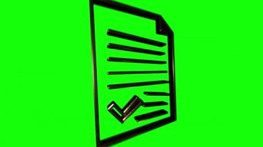 Ofis ikonu. Web simgesi seti. Ofis, her amaçla harika tasarım. Hareket grafikleri.