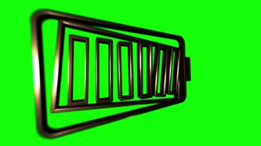 Beyaz arka planda teknoloji simgesi. Bilgi teknolojisi. Hareket grafikleri.