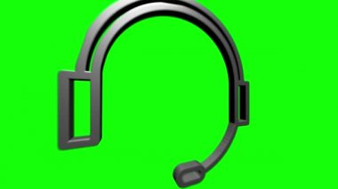 Sosyal medya 3D gümüş ikon tasarımı. Ana hatlı ağ simgesi. Hareket grafikleri.