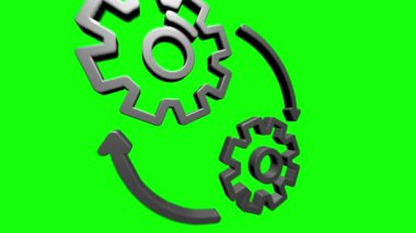 Ana hatları 3 boyutlu gümüş simgeler. İnşaat ve ev onarım aletleri, bina. İş güvenliği. Hareket grafikleri.