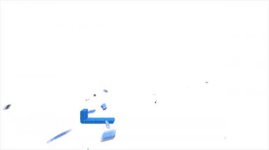 Harita navigasyon 3D piksel simgesi beyaz arkaplanda izole edildi. Ana hatlı ağ simgesi. Hareket grafikleri.
