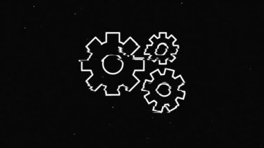 Ana hatlı web hata simgeleri. İnşaat aletleri, bina. İş güvenliği. Hareket grafikleri.