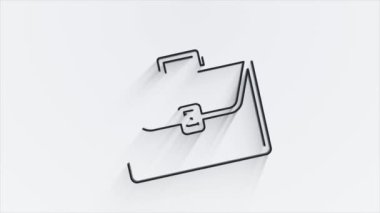 İş hattı gölge ikonu. Pazarlama ağı. Para çizgisi simgesi. Hareket grafikleri.