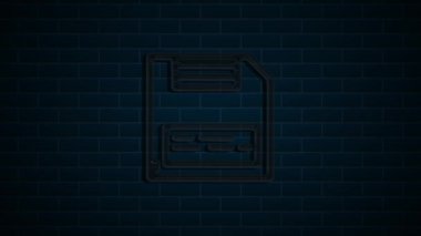 Web neon simgesi. İş için. E- posta simgesi. Ana hatlı ağ simgesi. Hareket grafikleri.