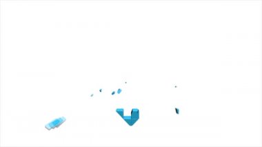 Sosyal medya 3D piksel ikon tasarımı beyaz arkaplanda izole edildi. Ana hatlı ağ simgesi. Hareket grafikleri.