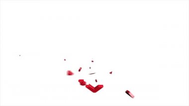 Sosyal medya 3D piksel ikon tasarımı beyaz arkaplanda izole edildi. Ana hatlı ağ simgesi. Hareket grafikleri.