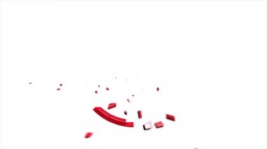 Web 3D piksel simgesi. İş için. E- posta simgesi. Ana hatlı ağ simgesi. Hareket grafikleri.
