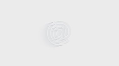 Web 3D gölge simgesi. İş için. E- posta simgesi. Ana hatlı ağ simgesi. Hareket grafikleri.