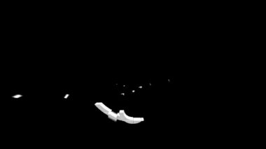 Siyah arkaplanda artan sayı sayısına sahip 3B haha emoji düğmesi animasyonu