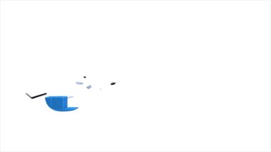 Sınav animasyon reklam metni. Başlık gösterimi