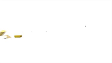 3 boyutlu bir kelime kazananı. Çizgi film tarzı 3D ve parlak kazanan metin. Yeşil ödüllü metin 3D. Oyun için metin tasarla