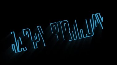 Mutlu Yıllar Metin Altını Animasyon, Mutlu Yıllar Yeşil Ekran Arkaplanlı Fırça Metni