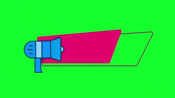 危険記号イラスト。ウイルス対策。コンピュータウィルス警報。安全インターネット技術、データセキュリティ. — ストック動画