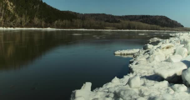 떠 있는 얼음 빙원 강 — 비디오