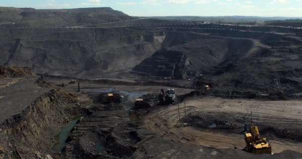 Trabajo mina de carbón / lapso de tiempo — Vídeo de stock