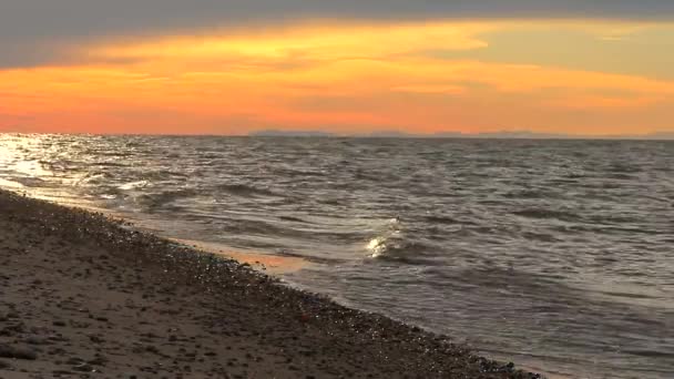 Lac Baïkal à l'automne — Video