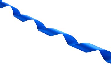 mavi kurdele saint sarmal. Kutlama kavramı. Yeni yıl. Hediyelik.