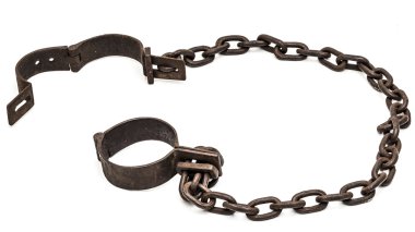 Old chains or shackles  clipart