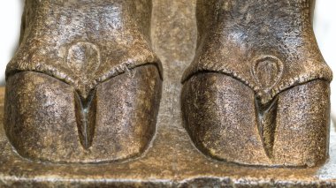 Asur Lamassu ayak detay