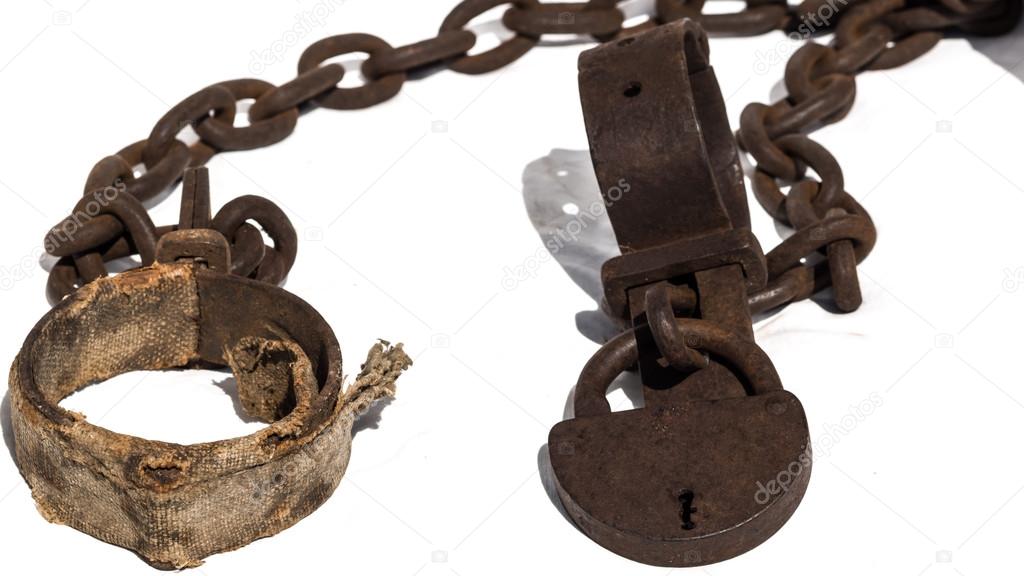 Padded old chains,