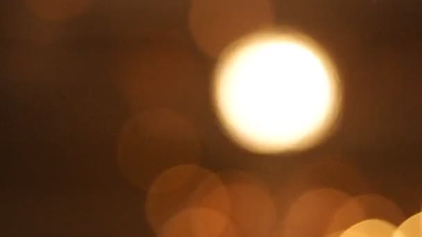 Desfocado fundo fogos de artifício Bokeh — Vídeo de Stock