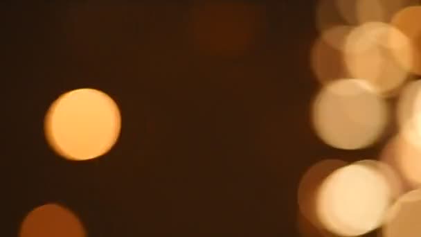 Sfocato sfondo fuochi d'artificio Bokeh — Video Stock