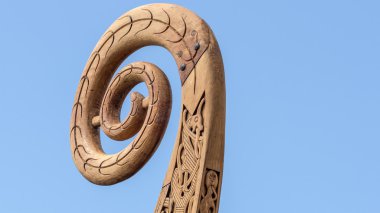 Viking gemi Ahşap oyma 