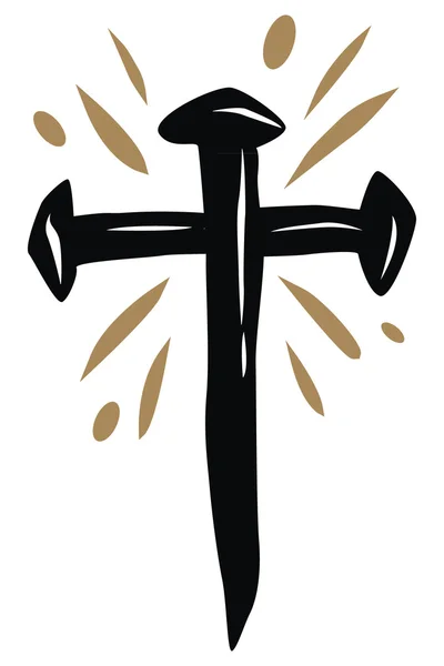 Kruis logo — Stockvector
