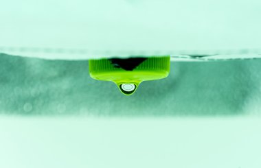 yüksek anahtar görüntüdeki su damla