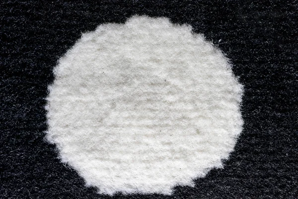 Aksamit czarny-biały dywan — Zdjęcie stockowe