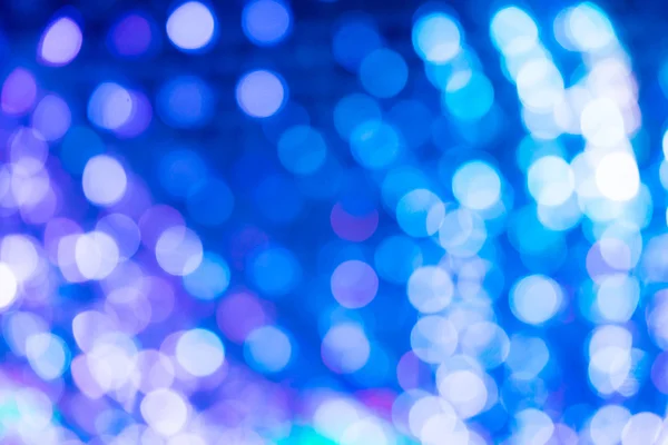 Abstract blue bokeh light baclground — Stock Photo, Image