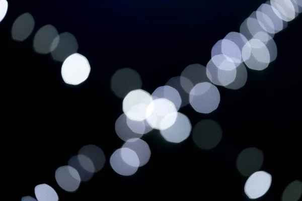 Abstract white bokeh in cross format , background — Stock Photo, Image