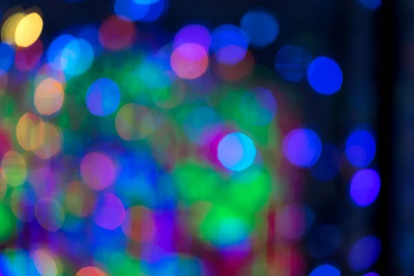 Colorful abstract bokeh light — Stock Photo, Image