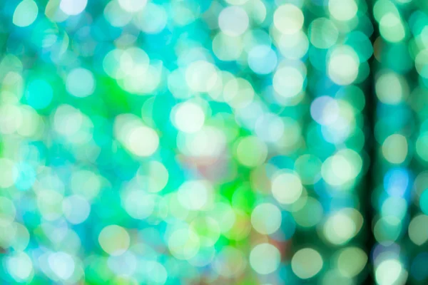 Green abstract bokeh light background — Stock Photo, Image