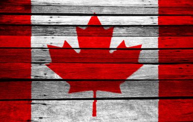 ahşap Kanada bayrağı