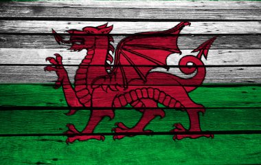 ahşap Galler bayrağı